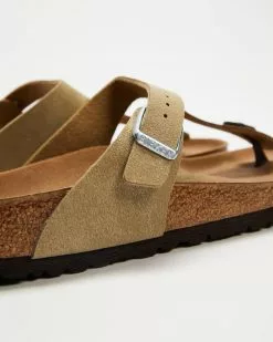 Birkenstock Gizeh Vegan Birko-Flor Regular - Women's Mud Green -Sandals Sales Shop http3A2F2Fstatic.theiconic.com .au2Fp2Fbirkenstock 1435 3174341 3