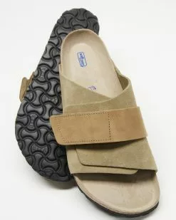 Birkenstock Kyoto - Unisex Faded Khaki Suede & Nubuck Leather -Sandals Sales Shop http3A2F2Fstatic.theiconic.com .au2Fp2Fbirkenstock 2231 0597531 3