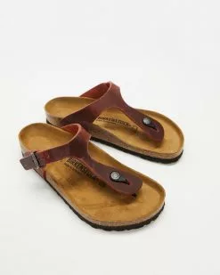 Birkenstock Gizeh Nu Oiled Regular Earth Red
