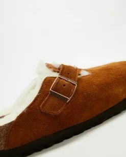 Birkenstock Boston Shearling Narrow - Women's Mink -Sandals Sales Shop http3A2F2Fstatic.theiconic.com .au2Fp2Fbirkenstock 3480 7906931 3