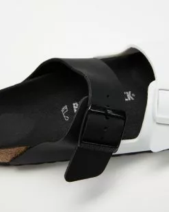 Birkenstock Arizona Split Birko Flor - Regular - Women's Black & White -Sandals Sales Shop http3A2F2Fstatic.theiconic.com .au2Fp2Fbirkenstock 3618 6196141 4