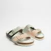 Birkenstock Arizona Split Nubuck Leather - Regular - Women's Mineral & Light Rose