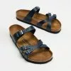Birkenstock Franca Oiled Leather Regular Fit - Women's Blue