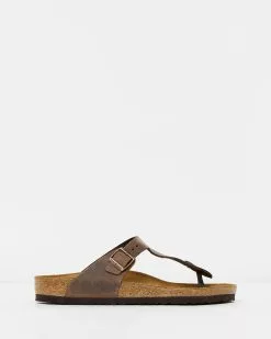 Birkenstock Gizeh - Unisex Habana Oiled Leather