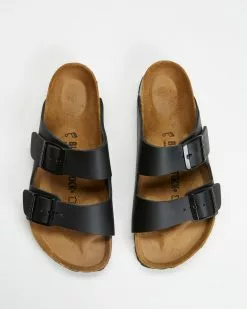 Birkenstock Arizona Smooth Leather Regular Sandals - Unisex Black