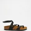 Birkenstock Seres Natural Leather Camberra Narrow - Women's Black