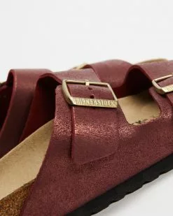 Birkenstock Arizona Narrow Fit - Women's Washed Metallic Port -Sandals Sales Shop http3A2F2Fstatic.theiconic.com .au2Fp2Fbirkenstock 5902 0174341 4