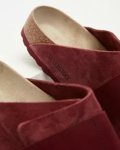Birkenstock Kyoto - Unisex Maroon Suede & Nubuck Leather -Sandals Sales Shop http3A2F2Fstatic.theiconic.com .au2Fp2Fbirkenstock 6497 7752251 3