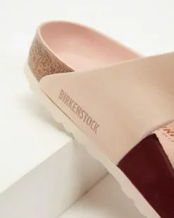 Birkenstock Arizona Split Birko Flor - Regular - Women's Maroon & Light Rose -Sandals Sales Shop http3A2F2Fstatic.theiconic.com .au2Fp2Fbirkenstock 6601 5806931 3