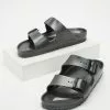 Birkenstock Arizona EVA Narrow Sandals - Women's Metallic Anthracite