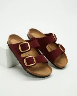 Birkenstock Arizona Big Buckle Regular Sandals - Women's Maroon