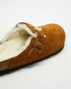 Birkenstock Boston Shearling - Unisex Mink Suede Leather -Sandals Sales Shop http3A2F2Fstatic.theiconic.com .au2Fp2Fbirkenstock 6815 8473021 3