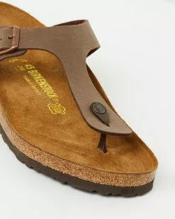 Birkenstock Unisex Gizeh Birko-Flor Nubuck Regular Sandals Mocha -Sandals Sales Shop http3A2F2Fstatic.theiconic.com .au2Fp2Fbirkenstock 7480 442421 5