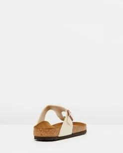 Birkenstock Gizeh Regular Birko Flor White Graceful Pearl -Sandals Sales Shop http3A2F2Fstatic.theiconic.com .au2Fp2Fbirkenstock 8232 051136 3