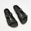 Birkenstock Franca Black Oiled Leather Regular - Women's