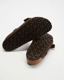 Birkenstock Arizona Soft Footbed Regular - Unisex Roast Nubuck Leather -Sandals Sales Shop http3A2F2Fstatic.theiconic.com .au2Fp2Fbirkenstock 9080 6752251 3