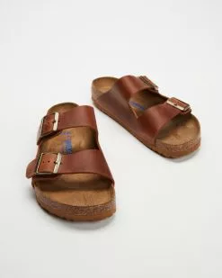 Birkenstock Arizona SFB Regular - Women's Cognac
