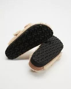 Birkenstock Arizona Big Buckle Shearling Platforms - Women's Eggshell -Sandals Sales Shop http3A2F2Fstatic.theiconic.com .au2Fp2Fbirkenstock 9099 0355251 3