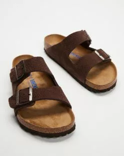 Birkenstock Arizona Soft Footbed Regular - Unisex Roast Nubuck Leather