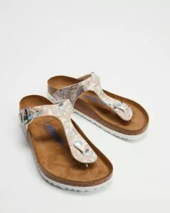 Birkenstock Gizeh Birko-Flor Regular - Women's Crystal Rose