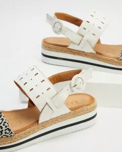 Bueno Arizona White & White Leopard -Sandals Sales Shop http3A2F2Fstatic.theiconic.com .au2Fp2Fbueno 9047 8879431 3