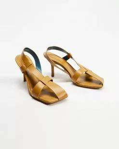 CAMILLA AND MARC Morgan T-Bar Sandals Mustard
