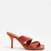 CAMILLA AND MARC Twister Mules Rust