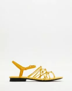 Camper Myra Sandals Yellow