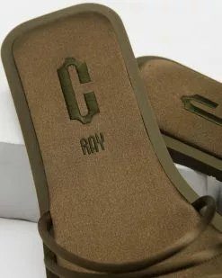 Carlotha Ray Raso Strap Slip-On Sandals Military Green -Sandals Sales Shop http3A2F2Fstatic.theiconic.com .au2Fp2Fcarlotha ray 6449 3966621 5