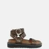 Caverley Burt Sandal Chocolate Croc