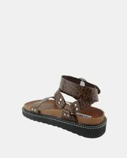 Caverley Burt Sandal Chocolate Croc -Sandals Sales Shop http3A2F2Fstatic.theiconic.com .au2Fp2Fcaverley 0703 1733741 4
