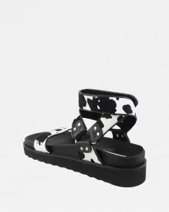 Caverley Burt Sandals Cow Print Pony -Sandals Sales Shop http3A2F2Fstatic.theiconic.com .au2Fp2Fcaverley 8281 8745931 3