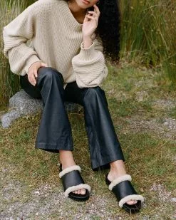 Chaos & Harmony Shearling Slide Black -Sandals Sales Shop http3A2F2Fstatic.theiconic.com .au2Fp2Fchaos and harmony 0562 6553351 5