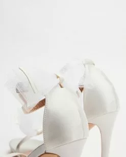 Chi Chi London High Heel Bow Strappy Sandals White -Sandals Sales Shop http3A2F2Fstatic.theiconic.com .au2Fp2Fchi chi london 2883 6831531 3