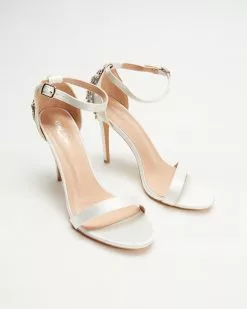 Chi Chi London Embellished Stiletto Heel Strappy Sandals White -Sandals Sales Shop http3A2F2Fstatic.theiconic.com .au2Fp2Fchi chi london 3710 3600331 3