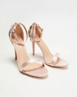 Chi Chi London Embellished Stiletto Heel Strappy Sandals Mink -Sandals Sales Shop http3A2F2Fstatic.theiconic.com .au2Fp2Fchi chi london 3885 9600331 3