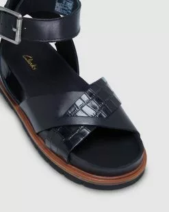 Clarks Orianna Cross Black Combo Leather -Sandals Sales Shop http3A2F2Fstatic.theiconic.com .au2Fp2Fclarks 0330 9957241 4