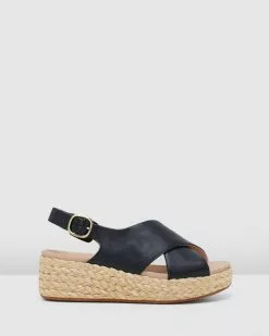 Clarks Kimmei Cross Black Leather