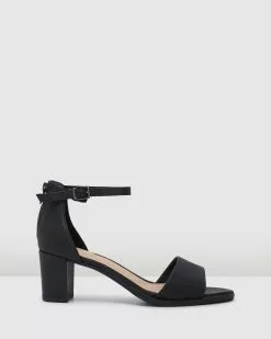 Clarks Kaylin60 2 Part Black Leather