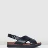 Clarks Elayne Cross Black Leather