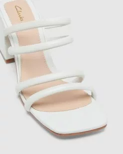 Clarks Sheer65 Mule White Leather -Sandals Sales Shop http3A2F2Fstatic.theiconic.com .au2Fp2Fclarks 9628 7974341 4