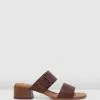 Clarks Landra35 Mule Dark Tan Leather