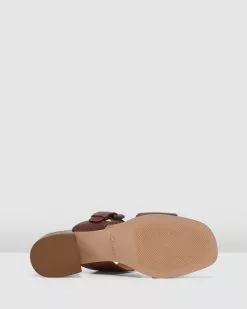 Clarks Landra35 Mule Dark Tan Leather -Sandals Sales Shop http3A2F2Fstatic.theiconic.com .au2Fp2Fclarks 9745 9425341 5