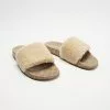 Coach Ulla Shearling Slides Ivory