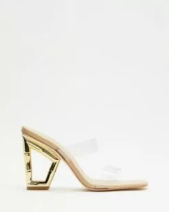 Cult Gaia Valerie Sandals Clear