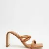Cult Gaia Letta Sandals Camel
