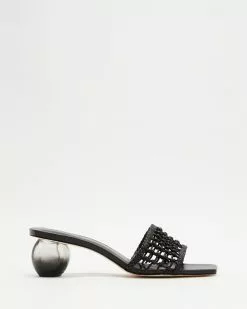 Cult Gaia Tao Sandals Black