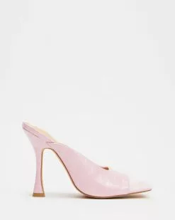 Dazie Faris Heels Pink Croc