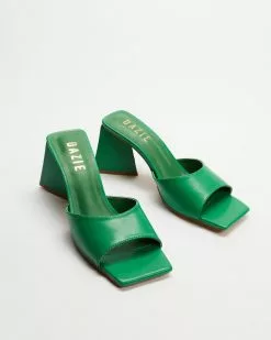 Dazie Kylie Mules Green Smooth -Sandals Sales Shop http3A2F2Fstatic.theiconic.com .au2Fp2Fdazie 0238 6709931 3