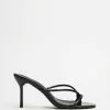 Dazie Jamie Heels Black Croc